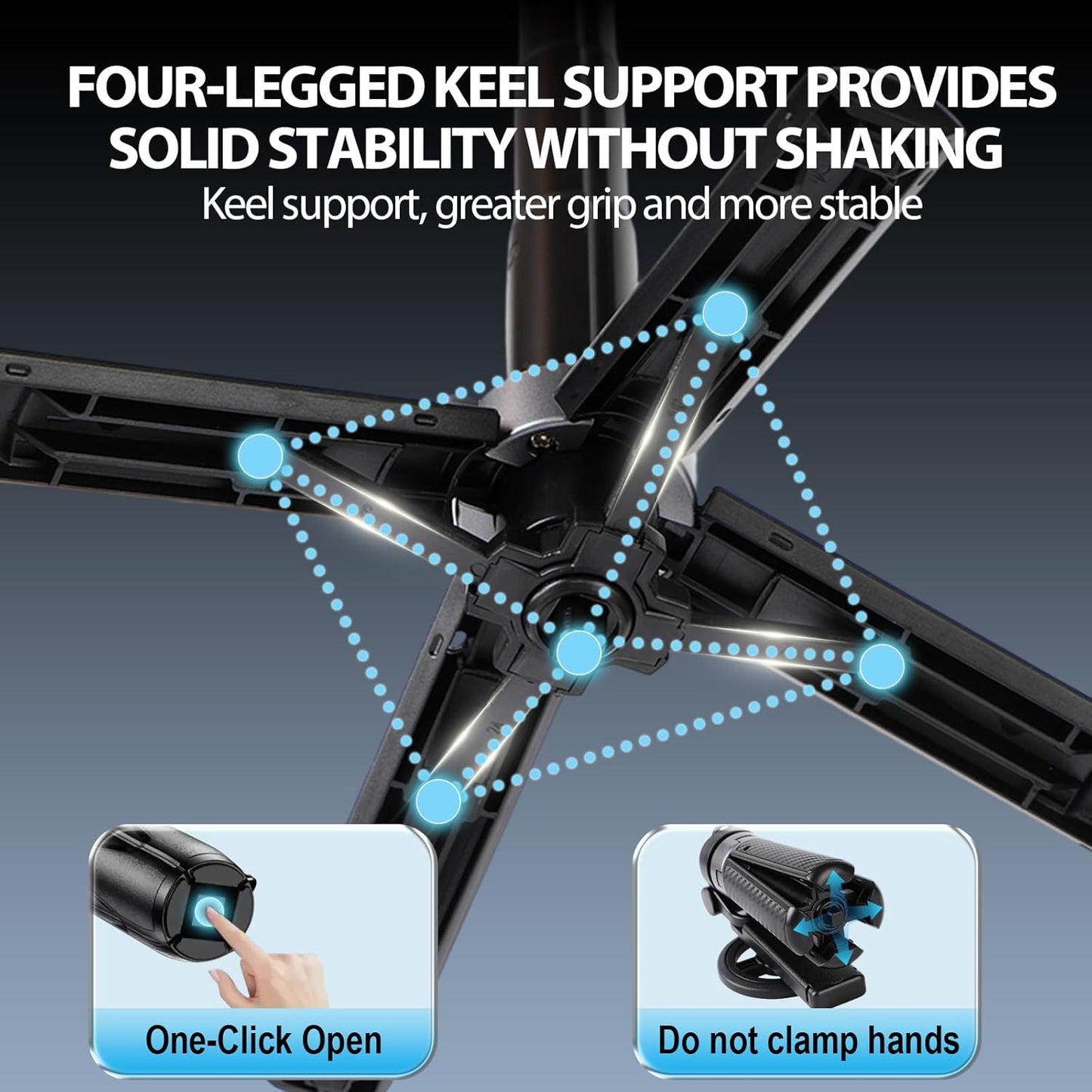 Professional Multifunctional 360° Rotating Magnetic Selfie Stick and Tripod with Detachable Remote Control and Extendable Phone Stand for Video Recording and Vlogging