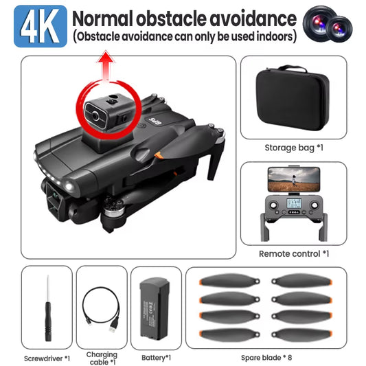 V198GPS Drone 4K Profesional FPV Brushless Laser Obstacle Avoidance Aerial Optical Foldable Quadcopter Mini 8K Dron