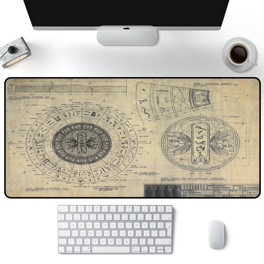 Stargate SG-1 Atlantis Gaming Mousepad - Multi-Size Desk Mat for Computer and Gaming Setup (300x800mm)